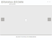Tablet Screenshot of brianna-brown.com
